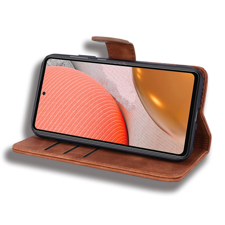 Embossed Sunflower Pattern Horizontal Flip PU Leather Case with Holder & Card Slots & Wallet & Lanyard For Samsung Galaxy A72 5G / 4G