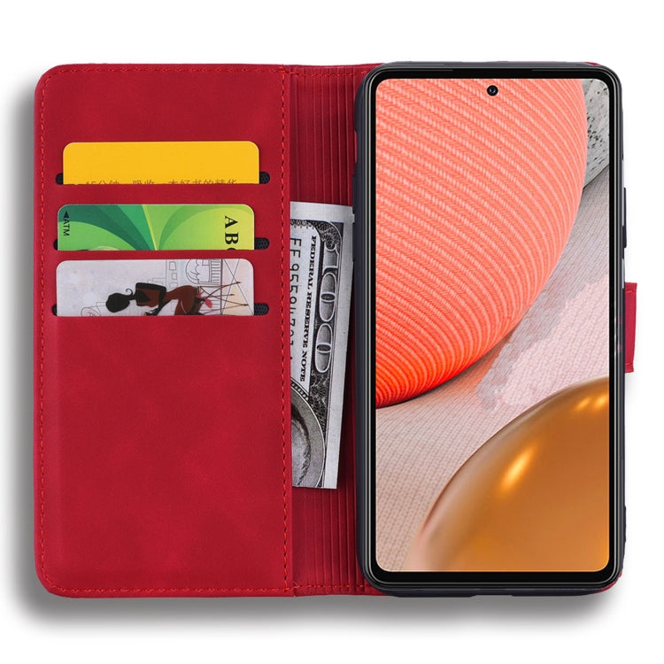 Embossed Sunflower Pattern Horizontal Flip PU Leather Case with Holder & Card Slots & Wallet & Lanyard For Samsung Galaxy A72 5G / 4G
