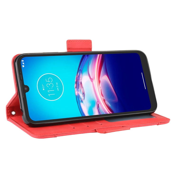 For Motorola Moto E6s (2020) Skin Feel Calf Pattern Horizontal Flip Leather Case with Holder & Card Slots & Photo Frame