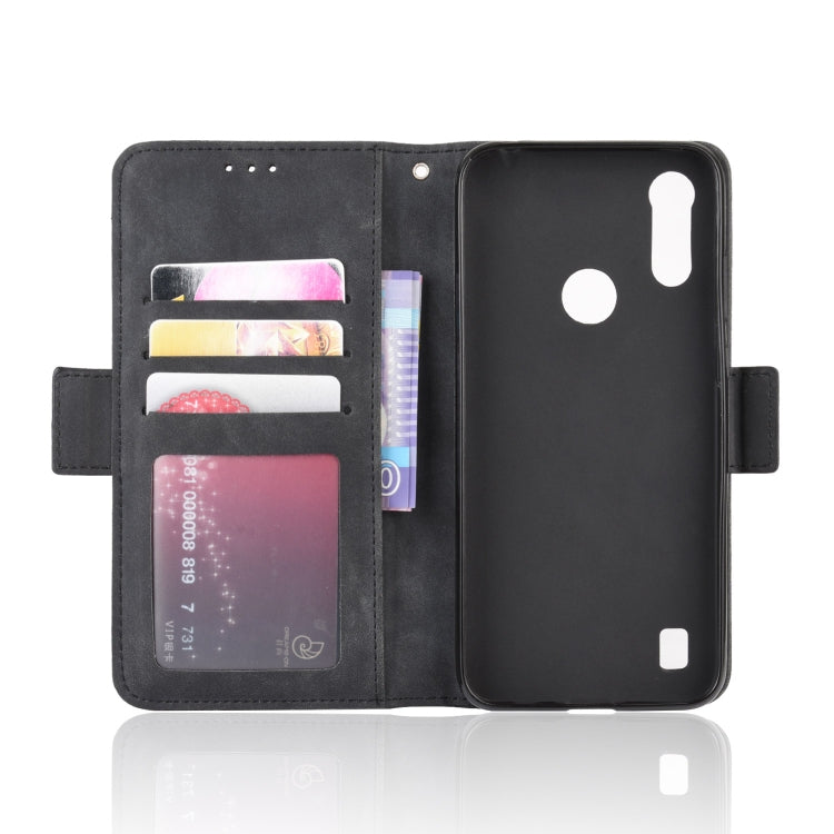 For Motorola Moto E6s (2020) Skin Feel Calf Pattern Horizontal Flip Leather Case with Holder & Card Slots & Photo Frame