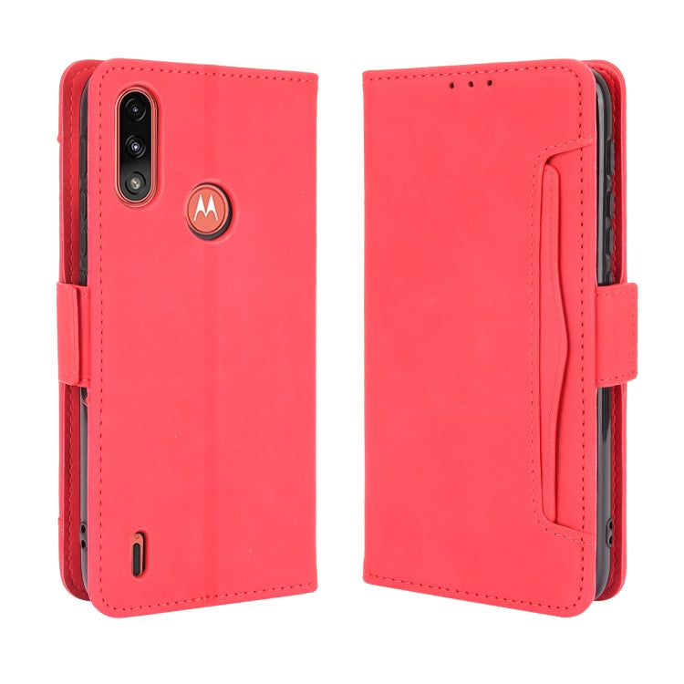 For Motorola Moto E7 Power Skin Feel Calf Pattern Horizontal Flip Leather Case with Holder & Card Slots & Photo Frame