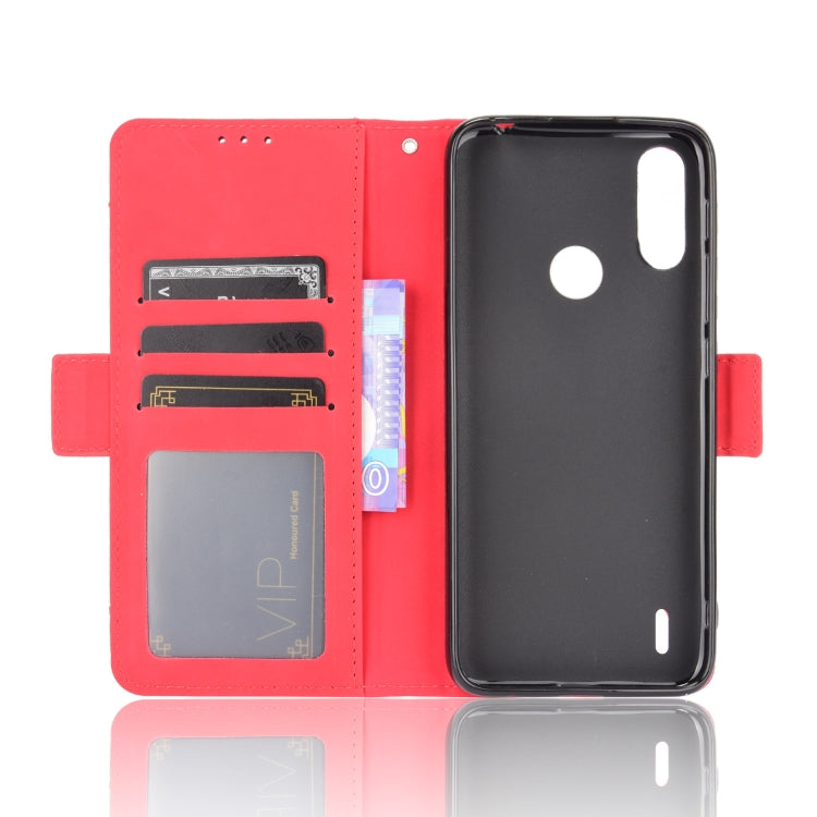 For Motorola Moto E7 Power Skin Feel Calf Pattern Horizontal Flip Leather Case with Holder & Card Slots & Photo Frame