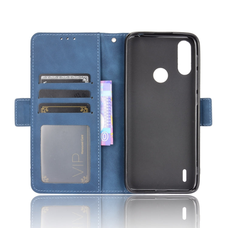 For Motorola Moto E7 Power Skin Feel Calf Pattern Horizontal Flip Leather Case with Holder & Card Slots & Photo Frame