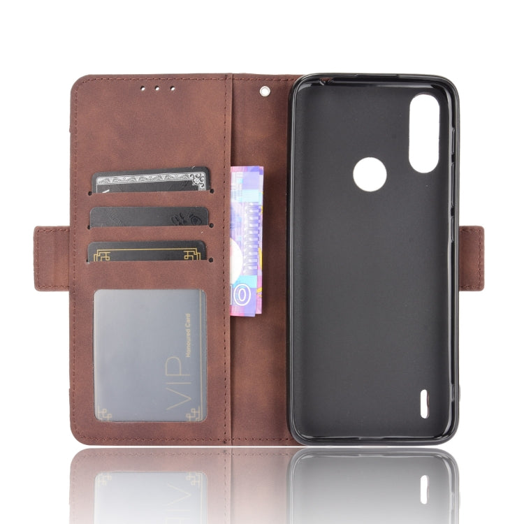 For Motorola Moto E7 Power Skin Feel Calf Pattern Horizontal Flip Leather Case with Holder & Card Slots & Photo Frame