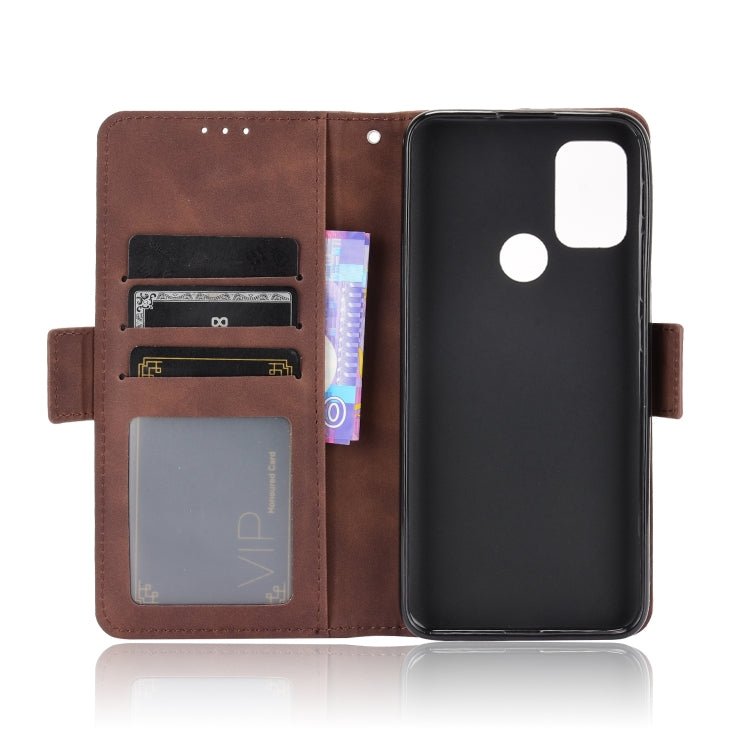 For Motorola Moto G10 Skin Feel Calf Pattern Horizontal Flip Leather Case with Holder & Card Slots & Photo Frame