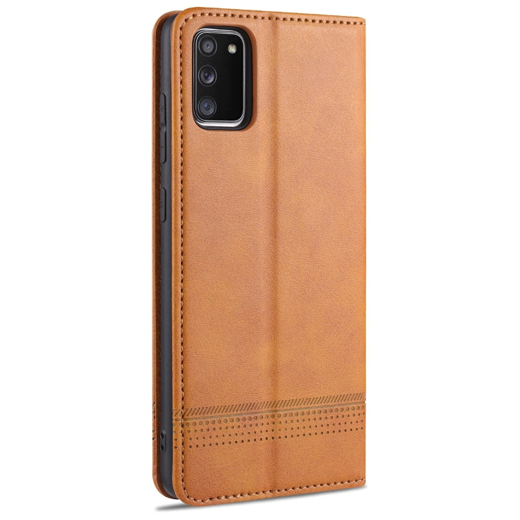 For Samsung Galaxy A02s AZNS Magnetic Calf Texture Horizontal Flip Leather Case with Card Slots & Holder & Wallet