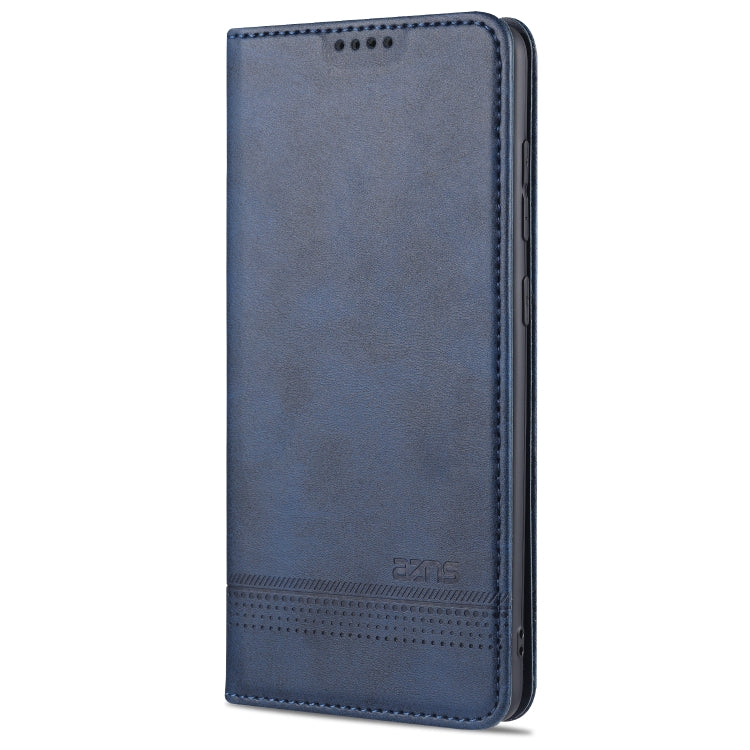 For Samsung Galaxy A02s AZNS Magnetic Calf Texture Horizontal Flip Leather Case with Card Slots & Holder & Wallet