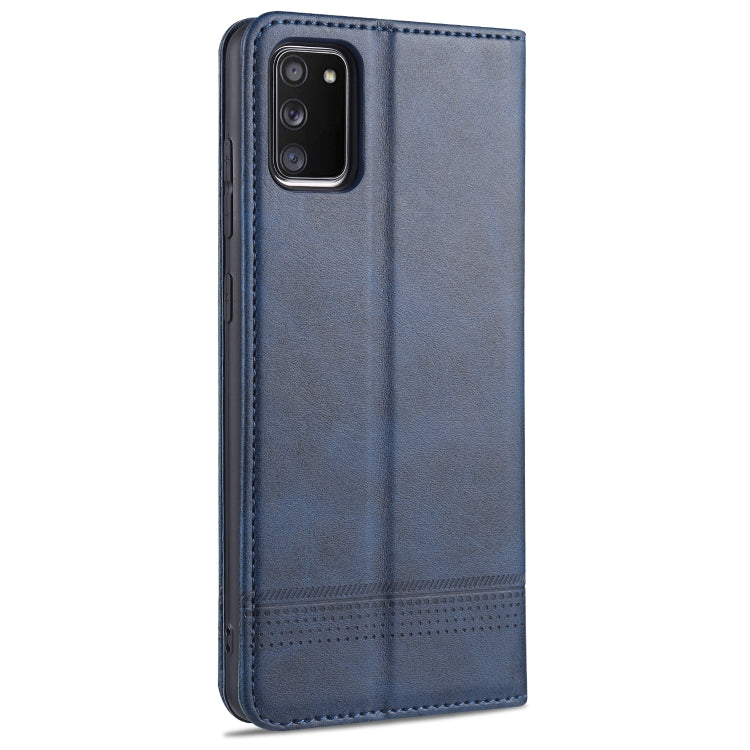 For Samsung Galaxy A02s AZNS Magnetic Calf Texture Horizontal Flip Leather Case with Card Slots & Holder & Wallet
