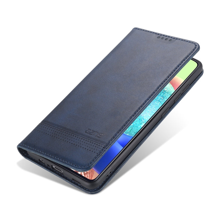 For Samsung Galaxy A02s AZNS Magnetic Calf Texture Horizontal Flip Leather Case with Card Slots & Holder & Wallet