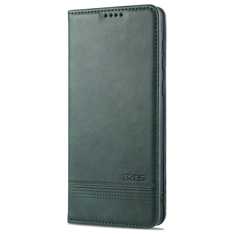 For Samsung Galaxy A52 5G / 4G AZNS Magnetic Calf Texture Horizontal Flip Leather Case with Card Slots & Holder & Wallet
