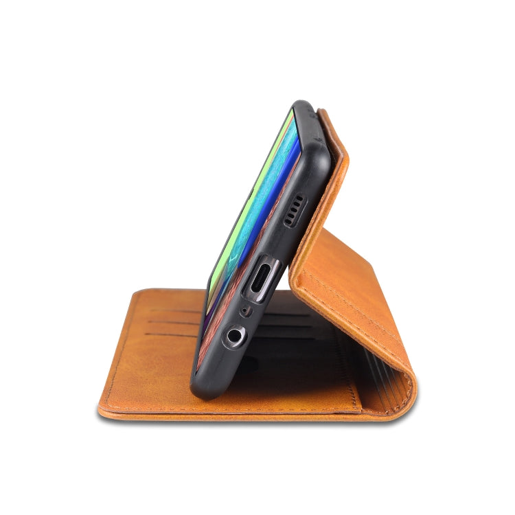 For Samsung Galaxy A72 5G / 4G AZNS Magnetic Calf Texture Horizontal Flip Leather Case with Card Slots & Holder & Wallet