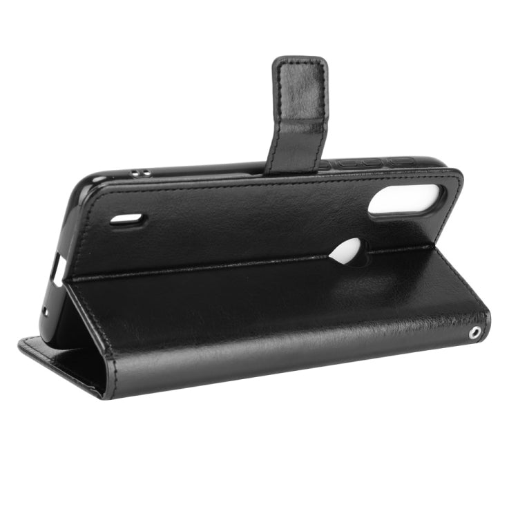 For Motorola Moto E7 Power Retro Crazy Horse Texture Horizontal Flip Leather Case with Holder & Card Slots & Lanyard