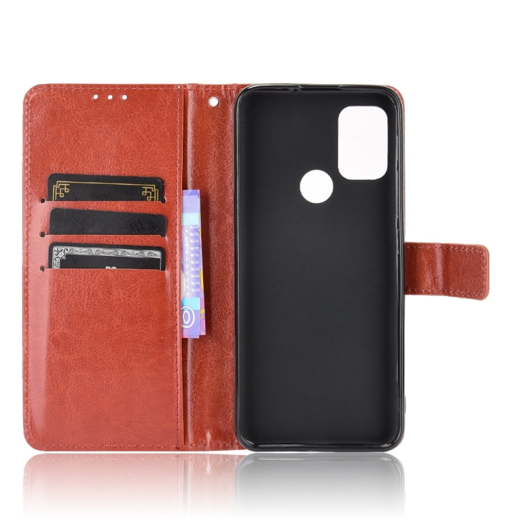 For Motorola Moto G30 Retro Crazy Horse Texture Horizontal Flip Leather Case with Holder & Card Slots & Lanyard