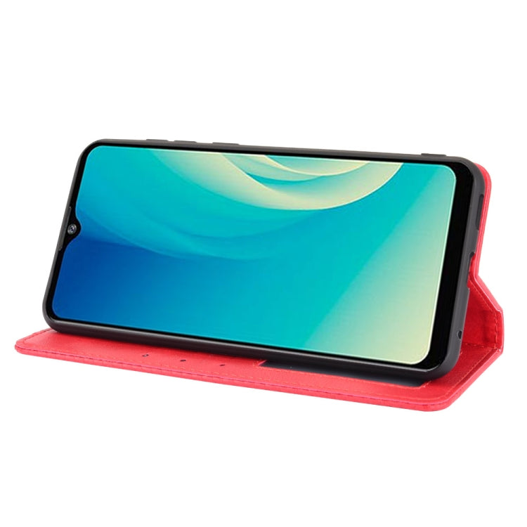 For ZTE Blade A7s 2020 Magnetic Buckle Retro Crazy Horse Texture Horizontal Flip Leather Case with Holder & Card Slots & Photo Frame