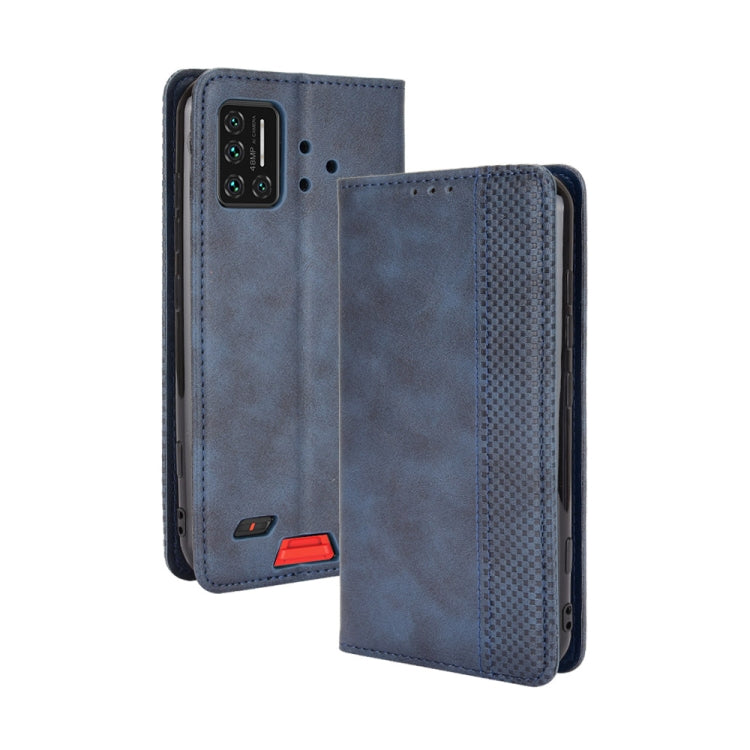 For UMIDIGI Bison Magnetic Buckle Retro Crazy Horse Texture Horizontal Flip Leather Case with Holder & Card Slots & Photo Frame