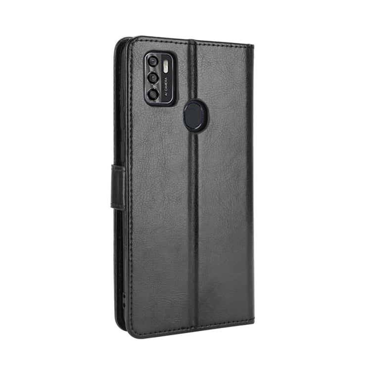 For ZTE Blade A7s 2020 Retro Crazy Horse Texture Horizontal Flip Leather Case with Holder & Card Slots & Lanyard