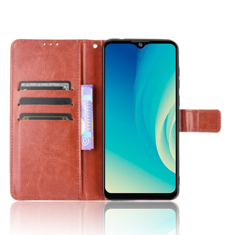 For ZTE Blade A7s 2020 Retro Crazy Horse Texture Horizontal Flip Leather Case with Holder & Card Slots & Lanyard