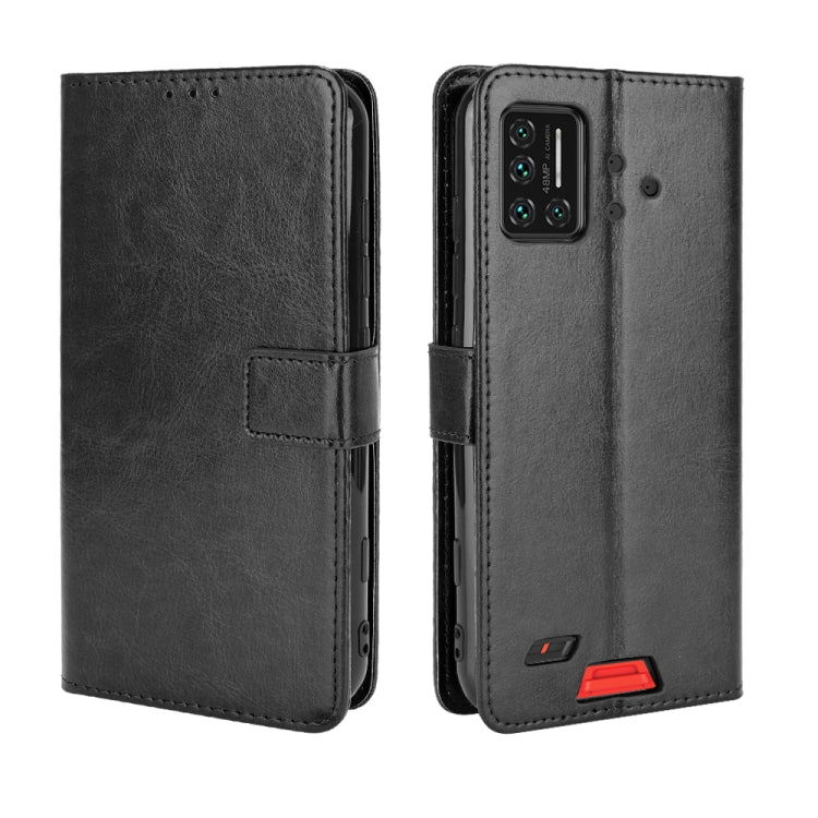 For UMIDIGI Bison Retro Crazy Horse Texture Horizontal Flip Leather Case with Holder & Card Slots & Lanyard