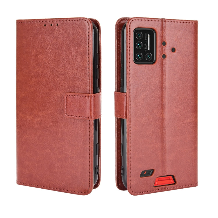 For UMIDIGI Bison Retro Crazy Horse Texture Horizontal Flip Leather Case with Holder & Card Slots & Lanyard