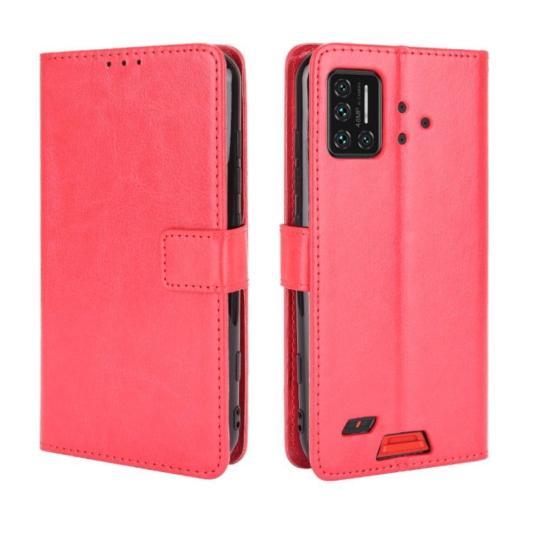 For UMIDIGI Bison Retro Crazy Horse Texture Horizontal Flip Leather Case with Holder & Card Slots & Lanyard