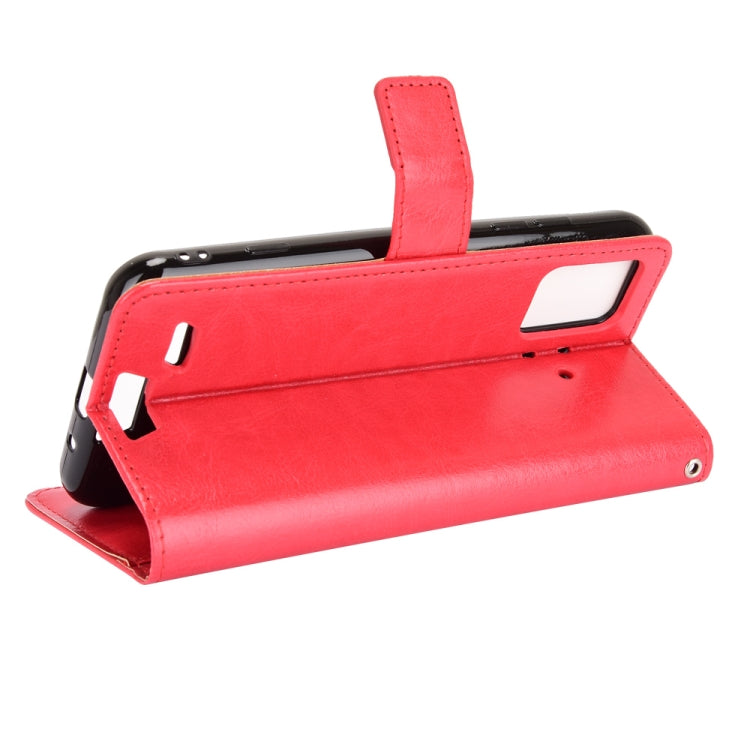 For UMIDIGI Bison Retro Crazy Horse Texture Horizontal Flip Leather Case with Holder & Card Slots & Lanyard