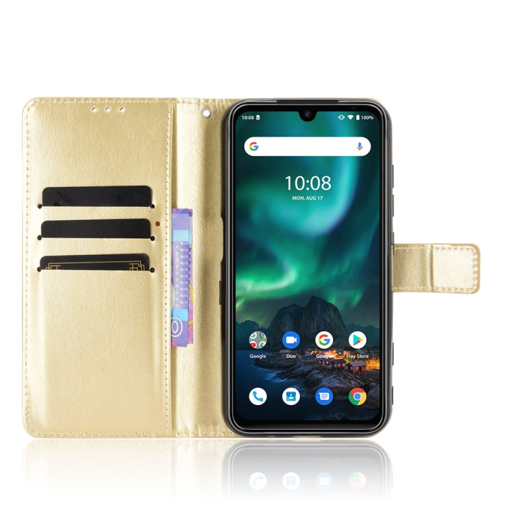 For UMIDIGI Bison Retro Crazy Horse Texture Horizontal Flip Leather Case with Holder & Card Slots & Lanyard