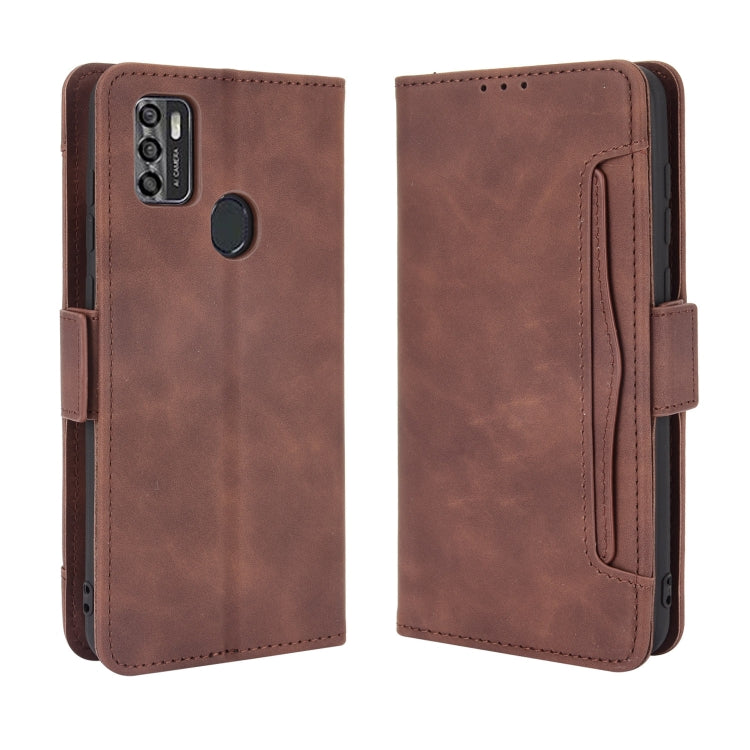 For ZTE Blade A7s 2020 Skin Feel Calf Pattern Horizontal Flip Leather Case with Holder & Card Slots & Photo Frame