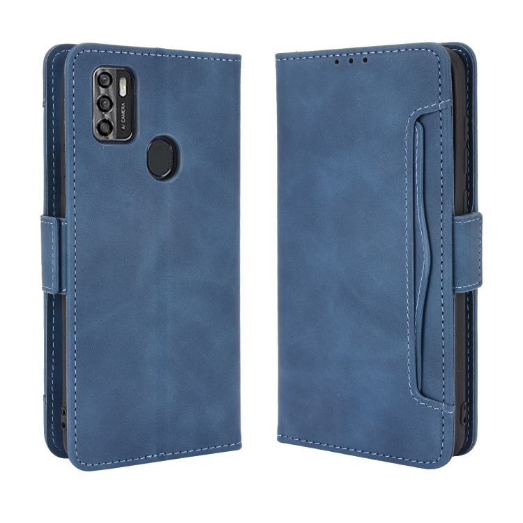 For ZTE Blade A7s 2020 Skin Feel Calf Pattern Horizontal Flip Leather Case with Holder & Card Slots & Photo Frame