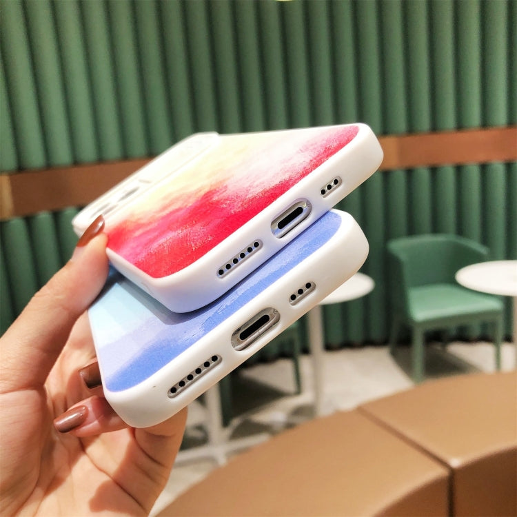 For iPhone 12 Pro Gradient Color Sliding Lens Cover Design Shockproof Protective Case