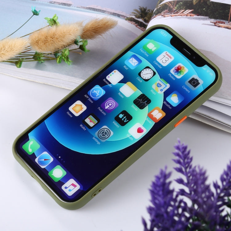 For iPhone 12 mini Sliding Lens Cover Design Protective Case with Invisible Holder