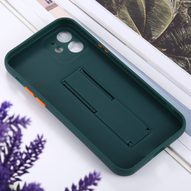 For iPhone 12 Sliding Lens Cover Design Protective Case with Invisible Holder