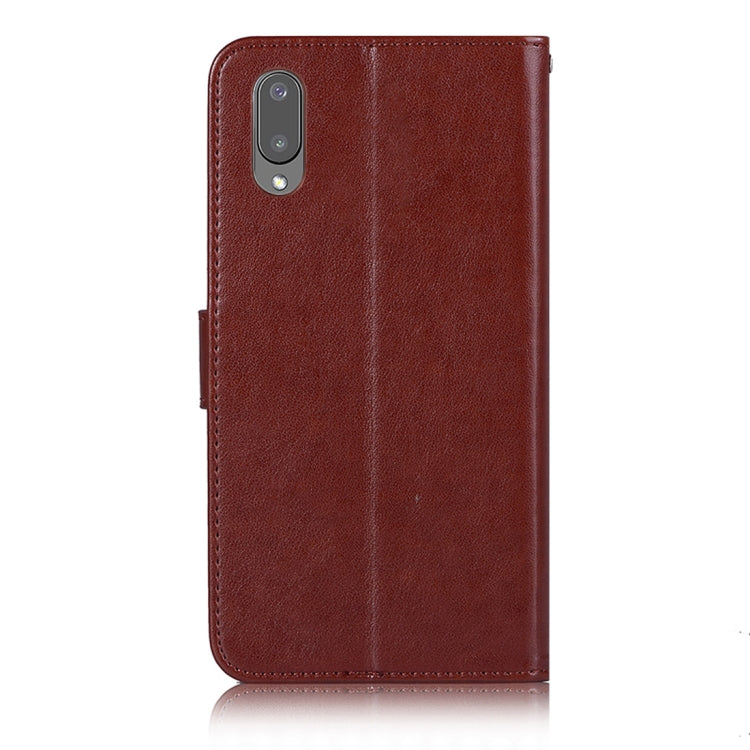 For Samsung Galaxy A02 (EU Version) Wind Chime Owl Embossing Pattern Horizontal Flip Leather Case with Holder & Card Slots & Wallet