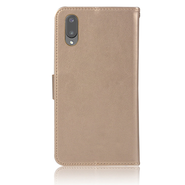 For Samsung Galaxy A02 (EU Version) Wind Chime Owl Embossing Pattern Horizontal Flip Leather Case with Holder & Card Slots & Wallet