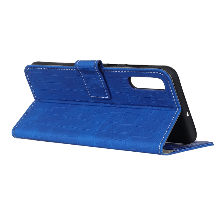 For Sony Xperia Ace II Crocodile Texture Horizontal Flip Leather Case with Holder & Card Slots & Wallet