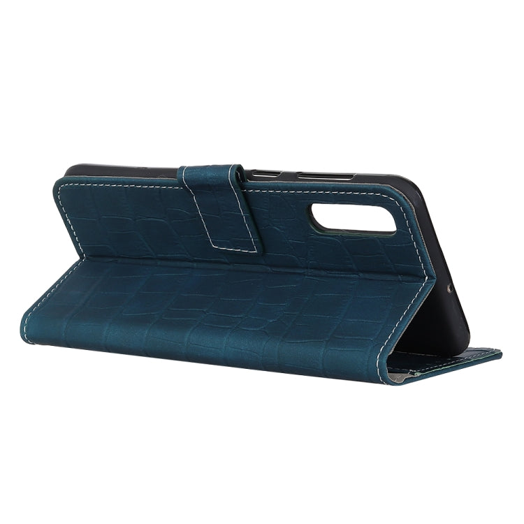 For Sony Xperia Ace II Crocodile Texture Horizontal Flip Leather Case with Holder & Card Slots & Wallet