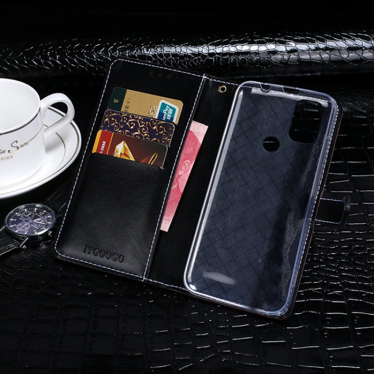 For Blackview A70 idewei Crocodile Texture Horizontal Flip Leather Case with Holder & Card Slots & Wallet
