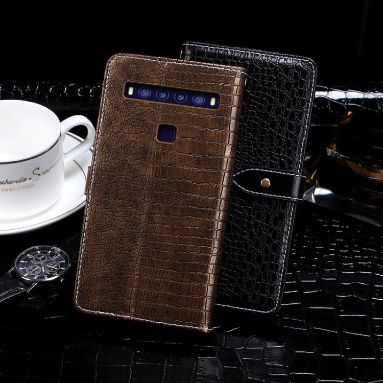 For TCL 10 5G idewei Crocodile Texture Horizontal Flip Leather Case with Holder & Card Slots & Wallet