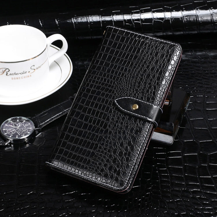 For vivo X60 Pro+ idewei Crocodile Texture Horizontal Flip Leather Case with Holder & Card Slots & Wallet