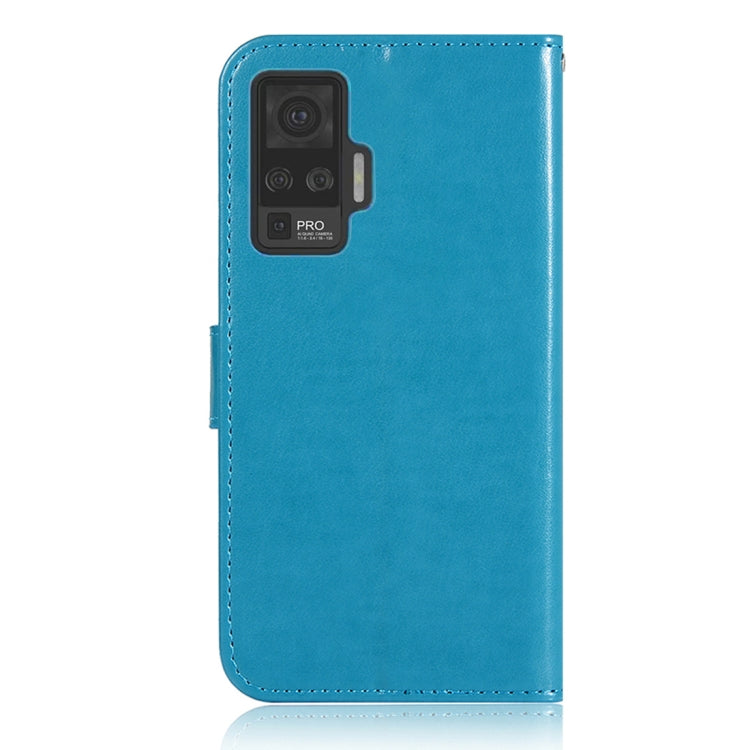 For vivo X51 5G Wind Chime Owl Embossing Pattern Horizontal Flip Leather Case with Holder & Card Slots & Wallet