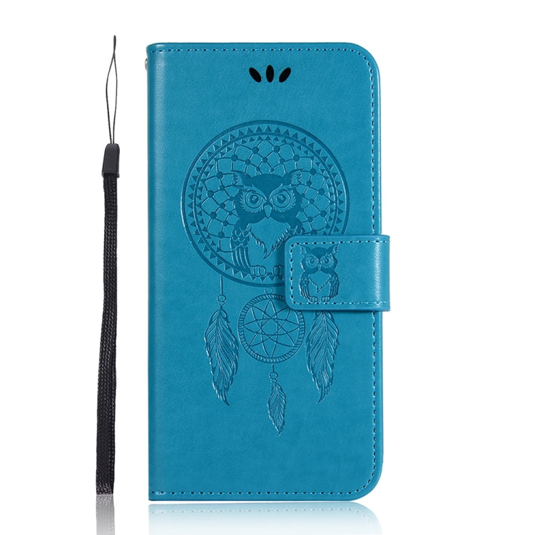 For vivo Y11s Wind Chime Owl Embossing Pattern Horizontal Flip Leather Case with Holder & Card Slots & Wallet