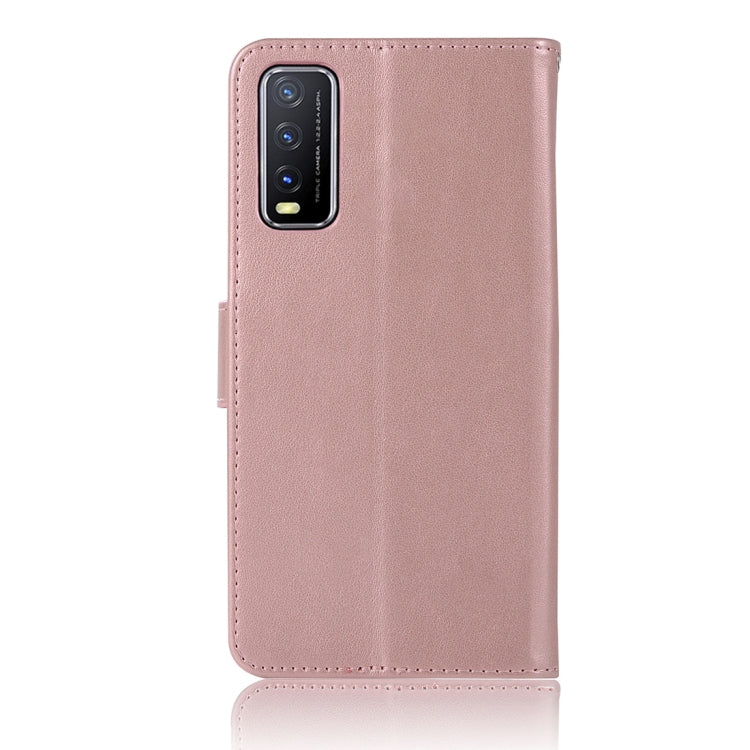 For vivo Y11s Wind Chime Owl Embossing Pattern Horizontal Flip Leather Case with Holder & Card Slots & Wallet