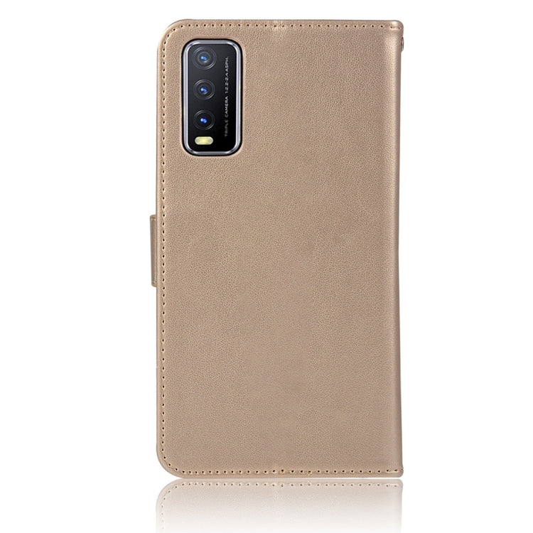 For vivo Y20s Wind Chime Owl Embossing Pattern Horizontal Flip Leather Case with Holder & Card Slots & Wallet