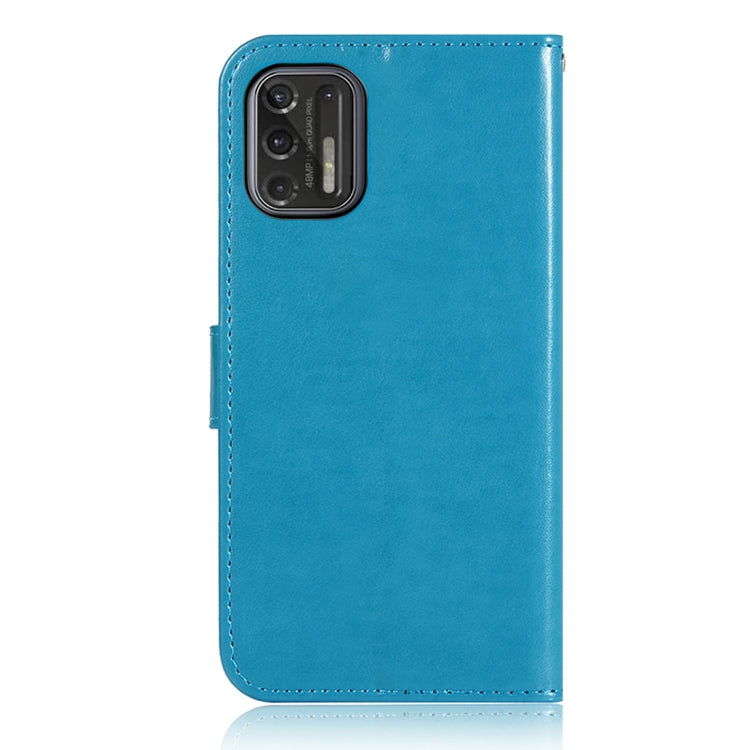 For Motorola Moto G Stylus (2021) Wind Chime Owl Embossing Pattern Horizontal Flip Leather Case with Holder & Card Slots & Wallet