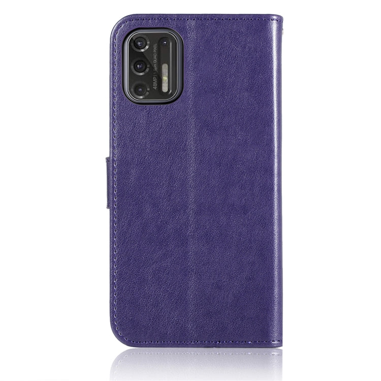 For Motorola Moto G Stylus (2021) Wind Chime Owl Embossing Pattern Horizontal Flip Leather Case with Holder & Card Slots & Wallet