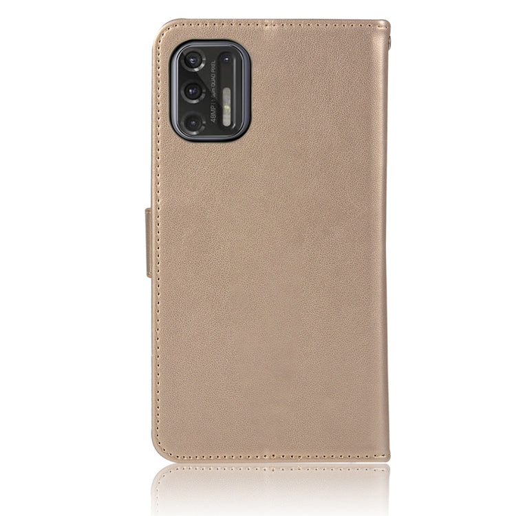 For Motorola Moto G Stylus (2021) Wind Chime Owl Embossing Pattern Horizontal Flip Leather Case with Holder & Card Slots & Wallet