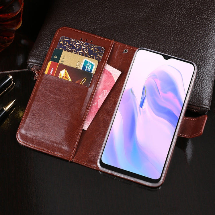 For Blackview A70 idewei Crazy Horse Texture Horizontal Flip Leather Case with Holder & Card Slots & Wallet