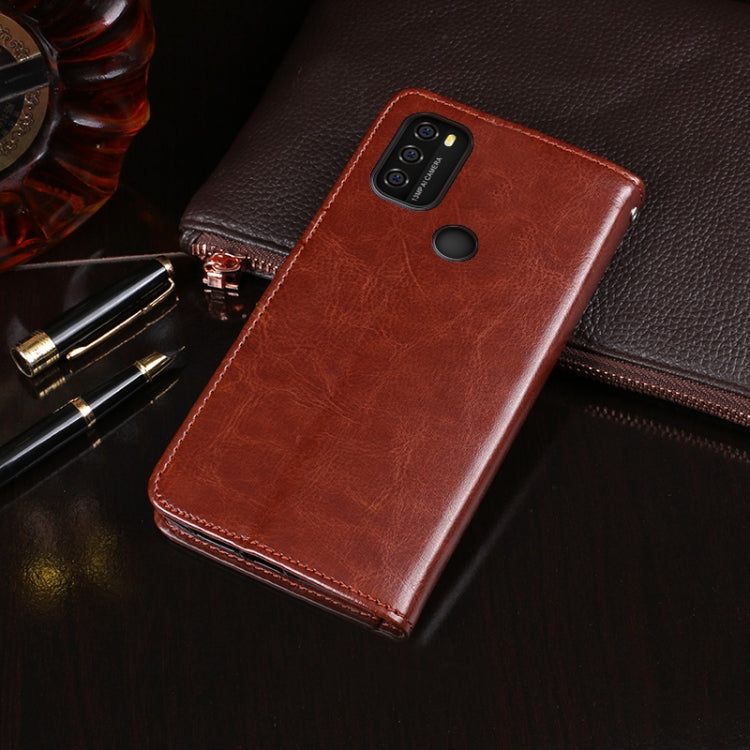 For Blackview A70 idewei Crazy Horse Texture Horizontal Flip Leather Case with Holder & Card Slots & Wallet