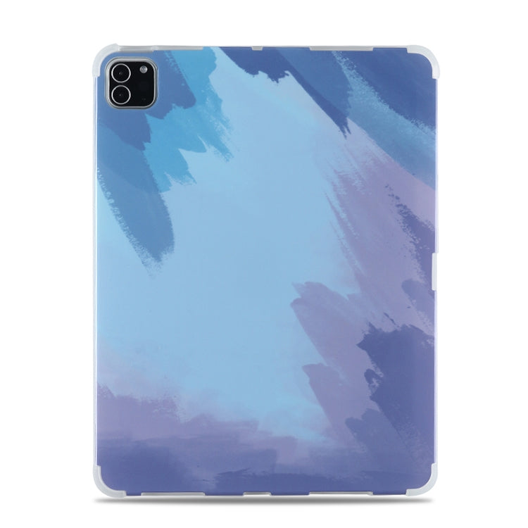 For iPad 10.2 / iPad Pro 10.5 Shockproof IMD + TPU Watercolor Protective Tablet Case