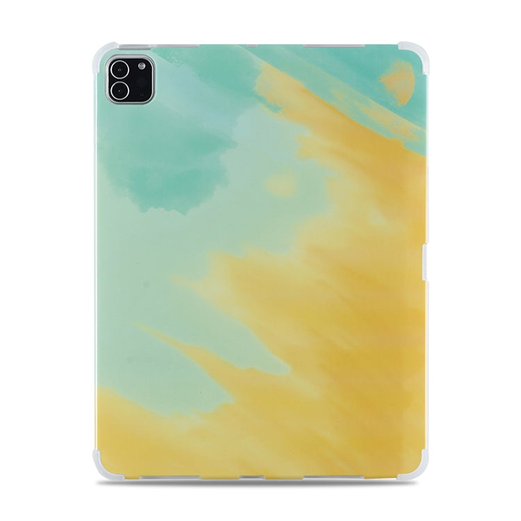 For iPad 10.2 / iPad Pro 10.5 Shockproof IMD + TPU Watercolor Protective Tablet Case