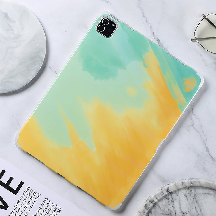 For iPad 10.2 / iPad Pro 10.5 Shockproof IMD + TPU Watercolor Protective Tablet Case